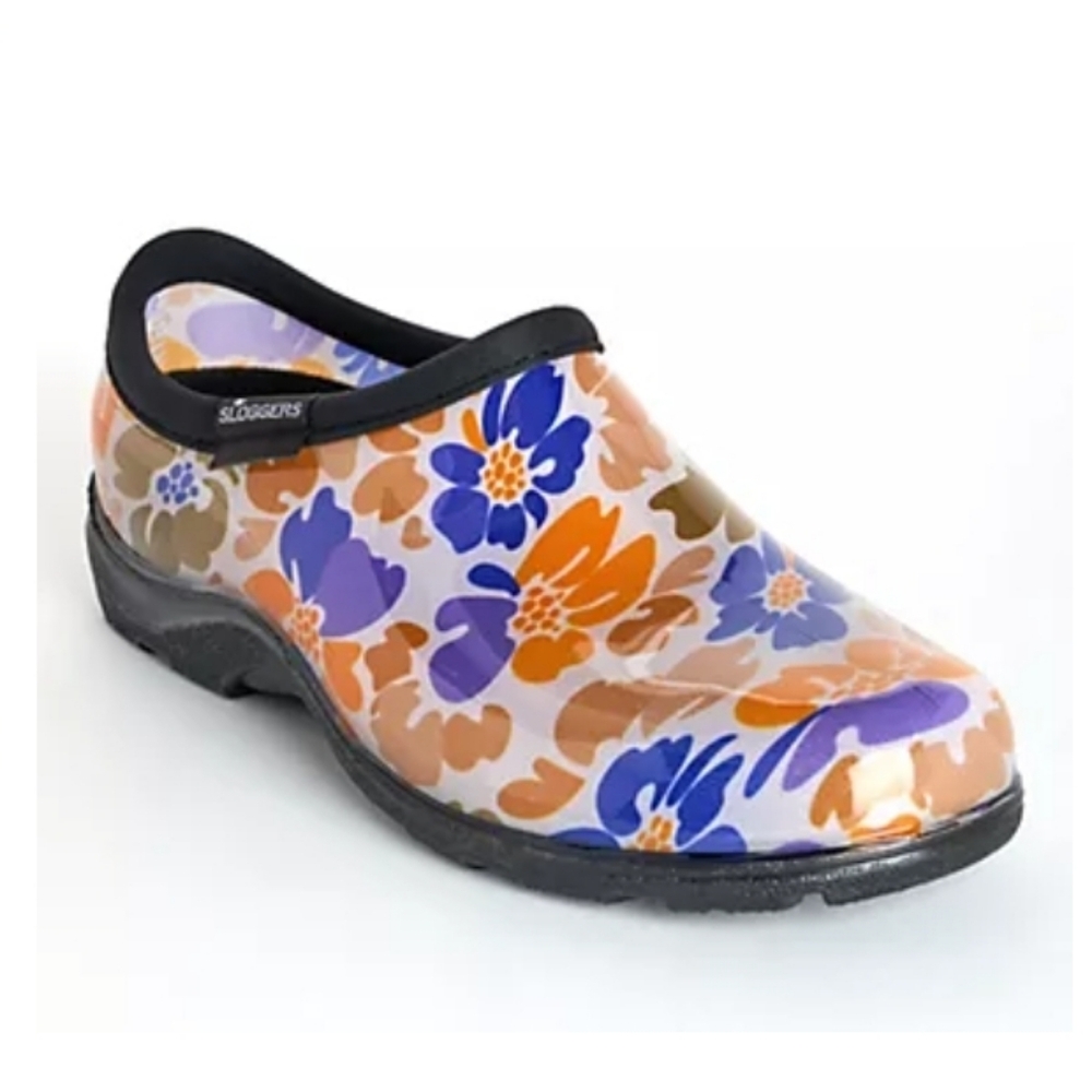 Womens Slogger Rain & Garden Shoes Flower Power
